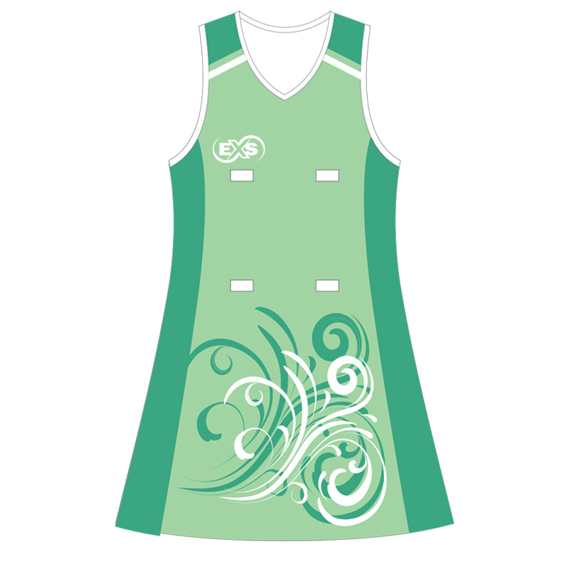 Sublimated Netball Club Dress Design 07