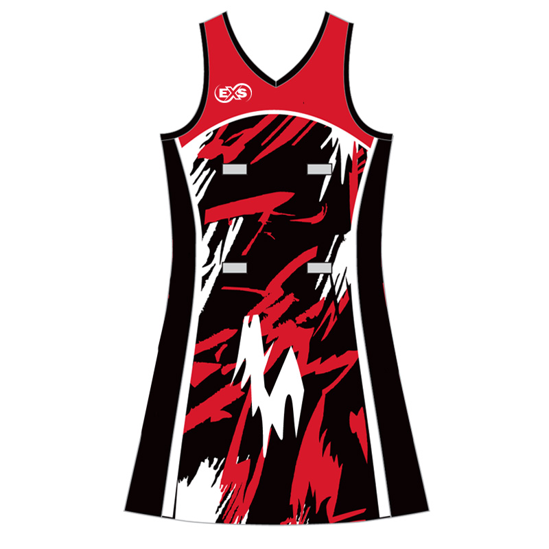 Sublimated Netball Club Dress Design 14